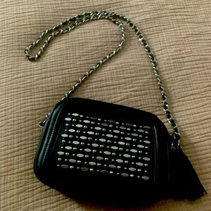 Steve Madden Black Studded Crossbody Edgy Gothcore